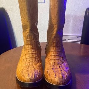 Custom Made Caiman Tail Buttercup Boots
